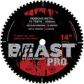 Beast Pro Mild & Carbon Steel/Ferrous Metal Blade - 14"