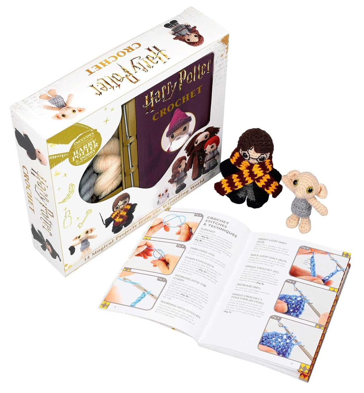 Harry Potter Crochet Kit - Harry Potter and Dobby Amigurumi