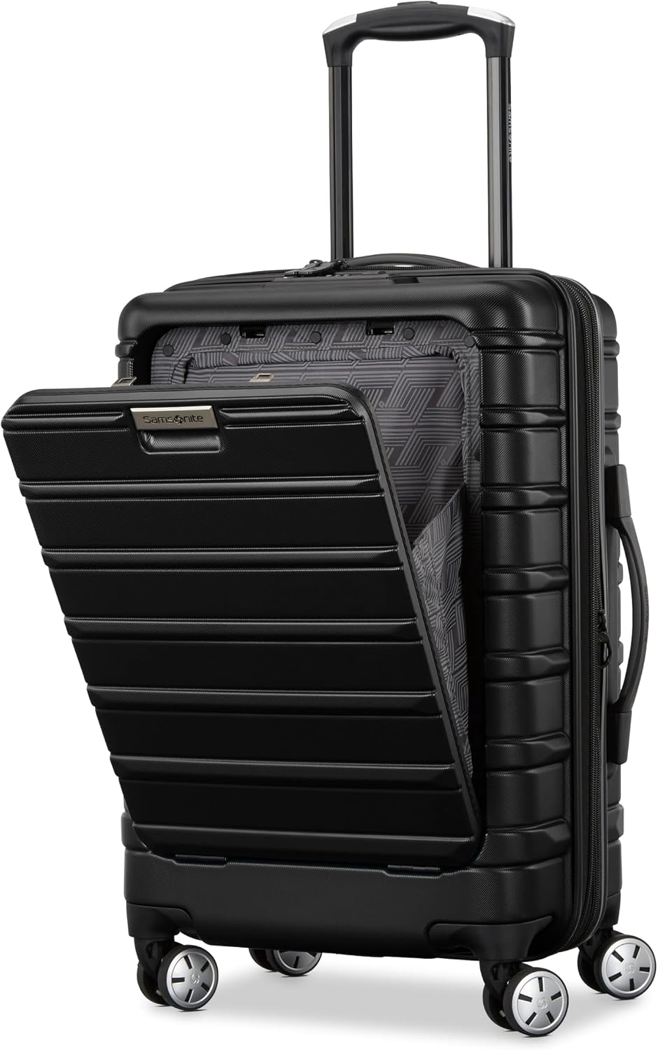 Samsonite Omni 2 Pro Hardside Expandable Luggage with Spinner Wheels - Midnight Black