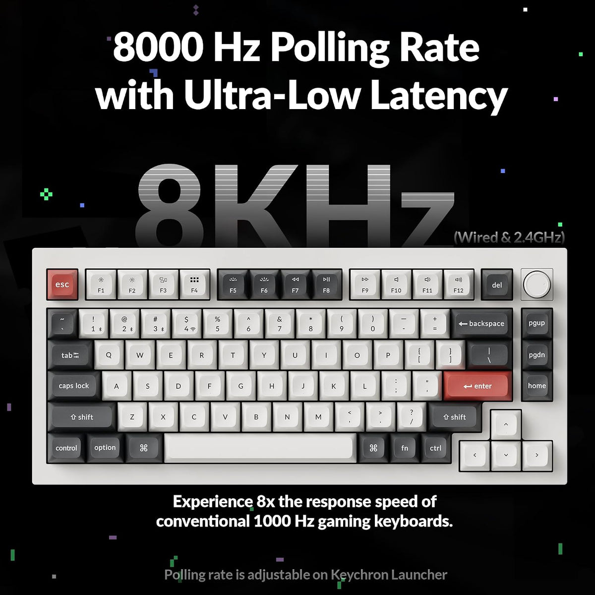 Keychron Q1 Ultra 8K 75% Wireless Custom Mechanical Keyboard