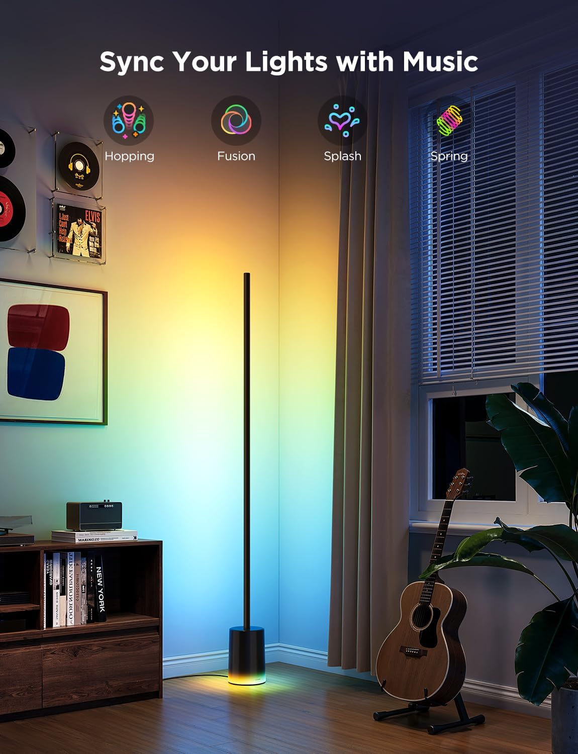 Govee Floor Lamp 2, RGBIC, Warm Cool White LED