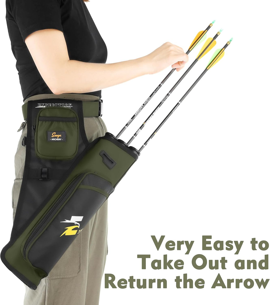 SUNYA ARCHERY Hip Quiver - Army Green