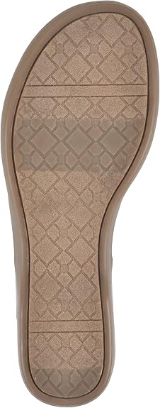 CLIFFS by WHITE MOUNTAIN Women's Bumble Thong Sandal - White/Snake/Patent - 11