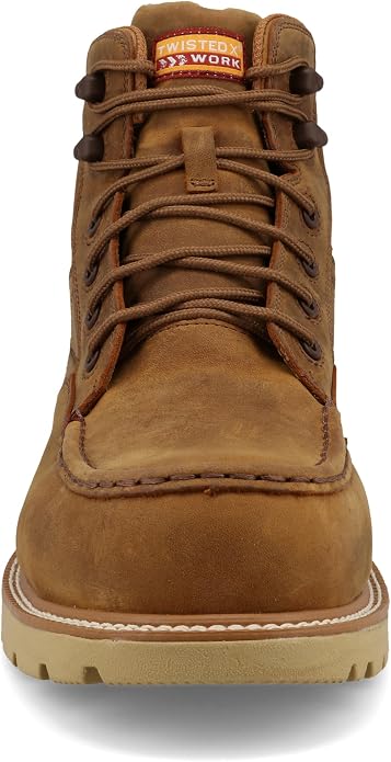 Twisted X Men's 6" Nano Composite Toe Waterproof Work Boot, Golden Tan, 11 M