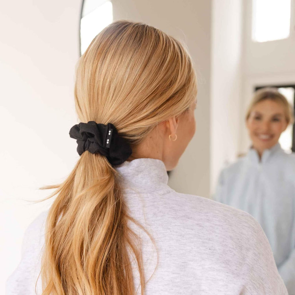 KOOSHOO Plastic Free Scrunchies - Black - 2ct