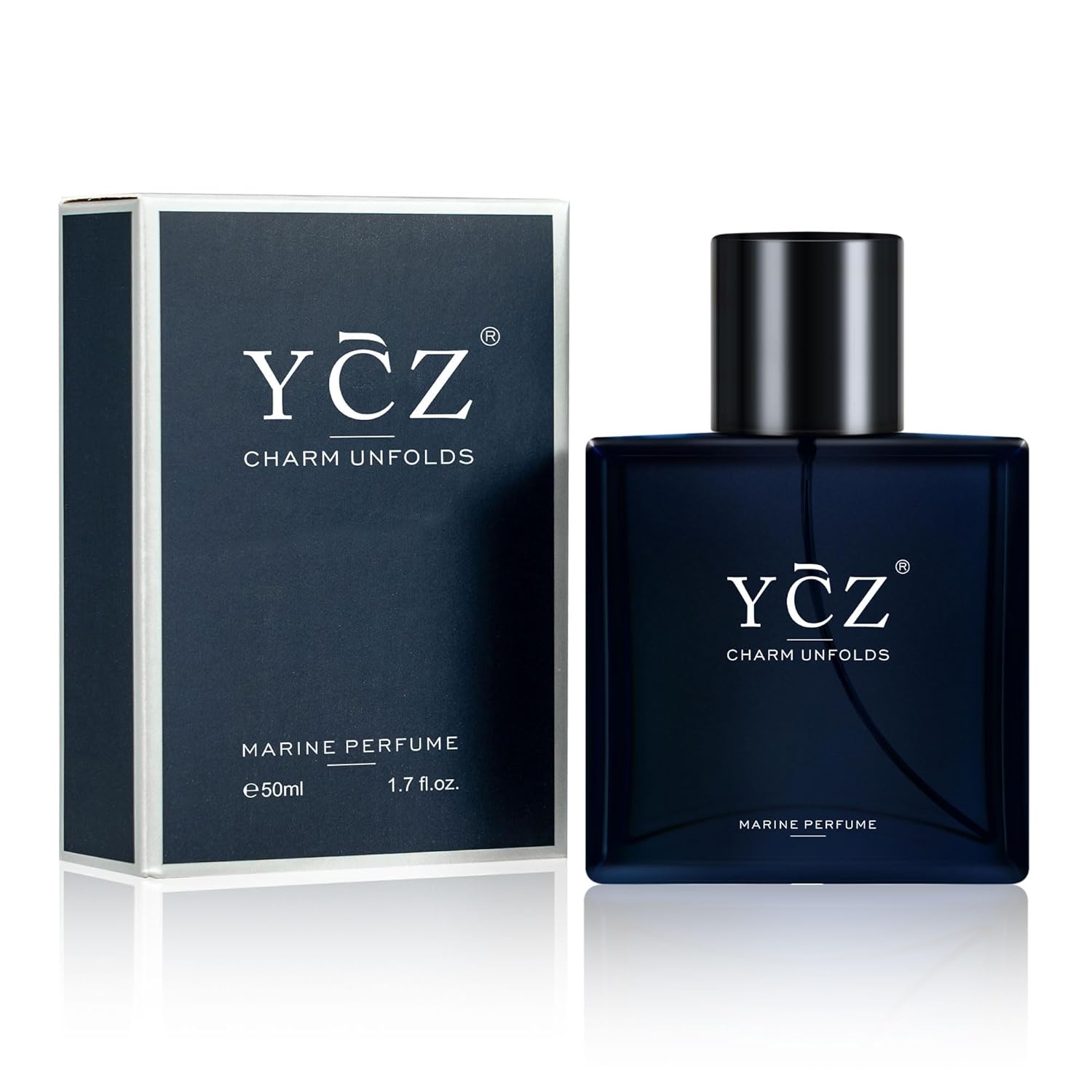Ycz Charm Unfolds Marine Perfume for Men, 1.7 oz.