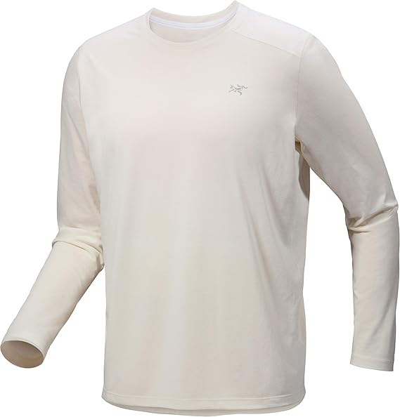 Men's LS Arc'teryx Cormac Crew Neck Shirt - Arctic Silk Heather - Large