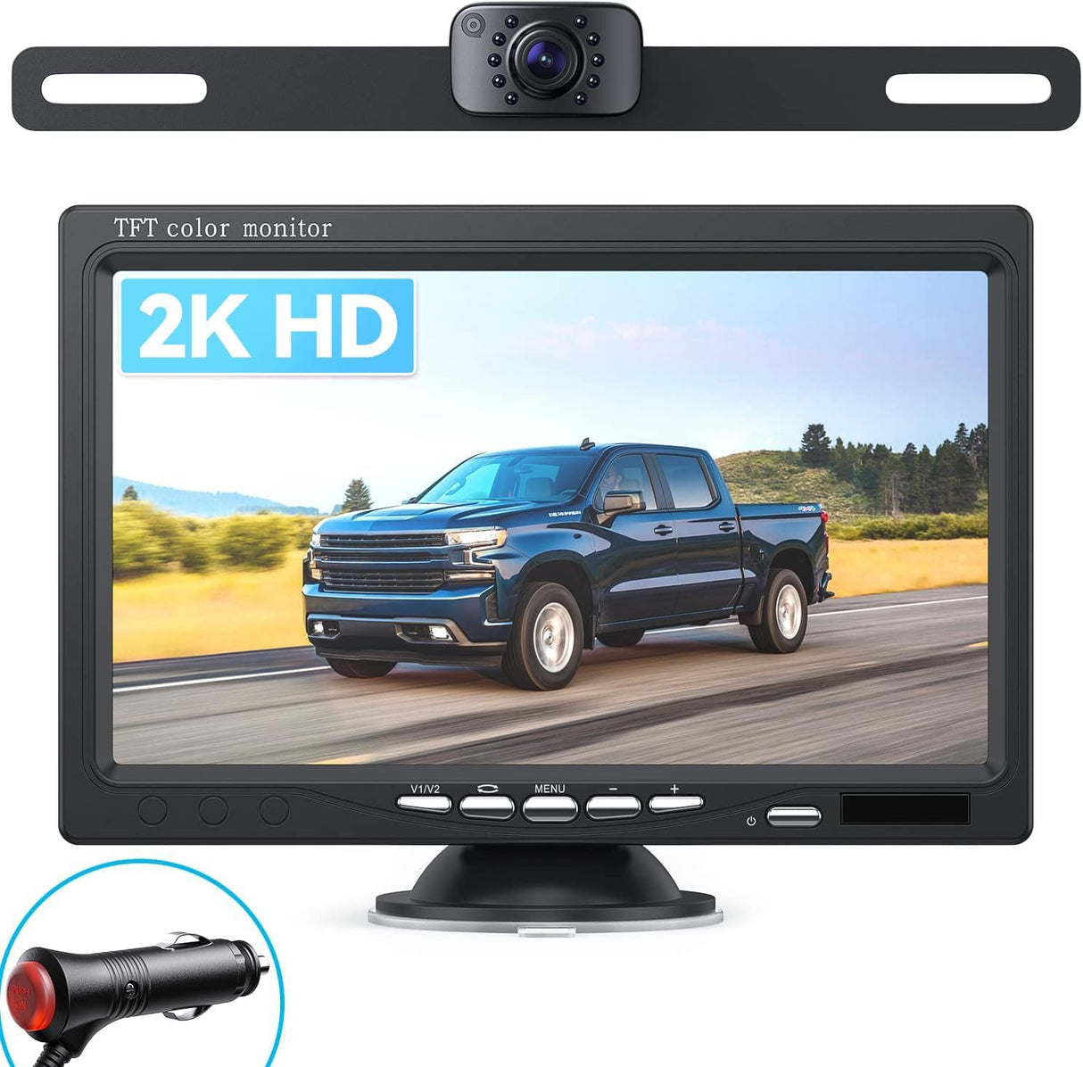 eRapta Backup Camera for Truck 7''HD 2K