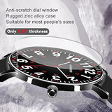 Nurse Watch for Nurses Doctors Students Women Men, Waterproof Analog Watches with Luminous Dial and Japanese Quartz Movement,Easy to Read Military Time Watch with Second Hand, 12/24 Hours,Silicone Band (OPEN BOX)