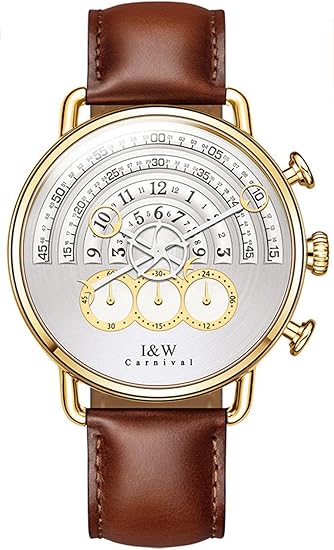 Carnival Luxury Men's Big Dial Chronograph Watch