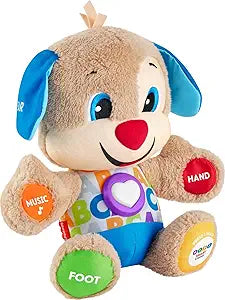 Fisher-Price Baby & Toddler Toy Laugh & Learn Smart Stages Puppy Musical Plush with Lights & Phrases for Infants Ages 6+ Months (New, Open Box)