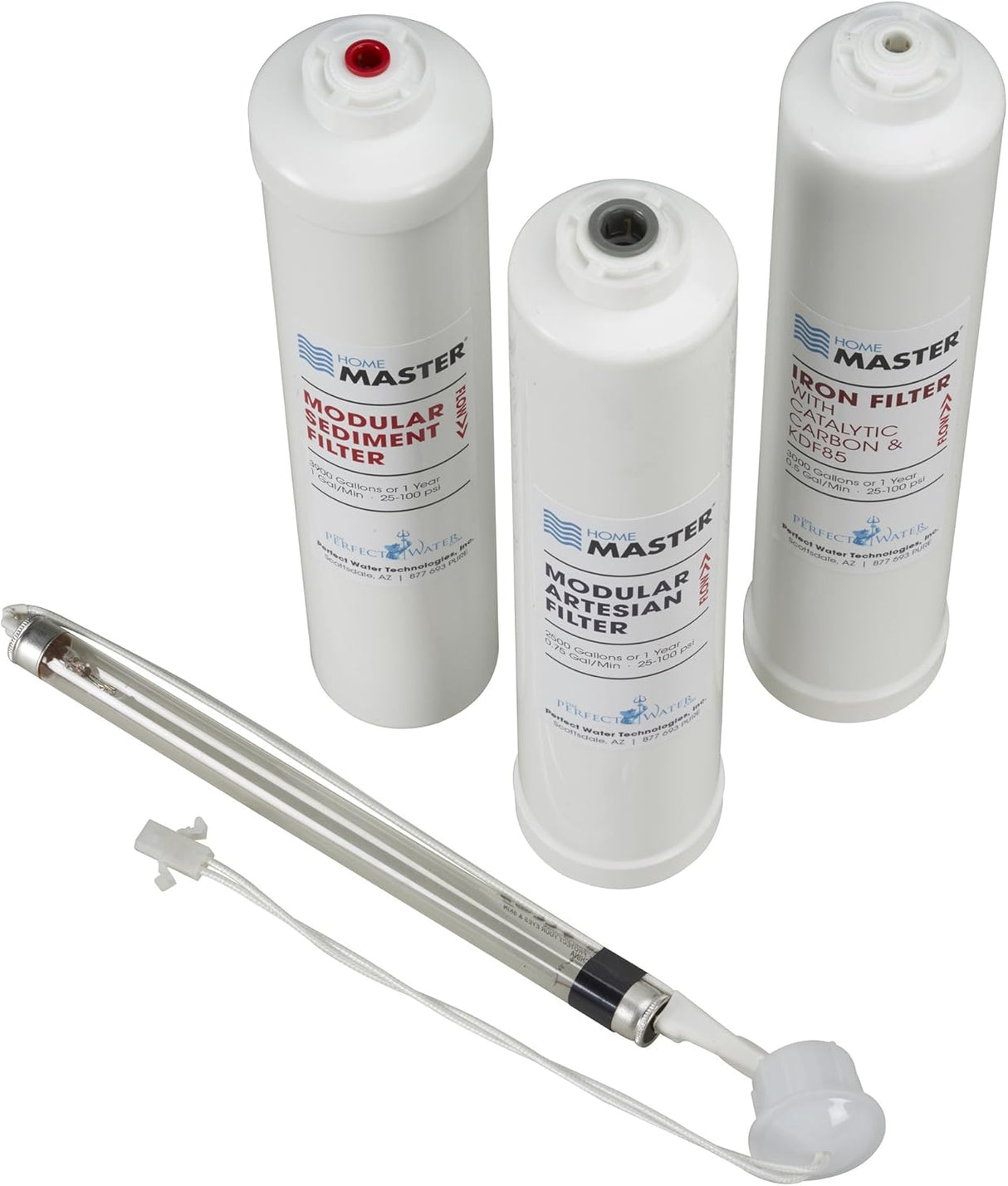 Home Master ISet-TMHP-MY12 HydroPerfection Replacement Filter Change Set, white