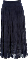 Max Studio Womens Texture Cotton Maxi Skirt SIZE MEDIUM