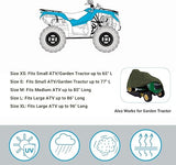 Lightweight ATV Cover, Weatherproof Quad Cover, Water and Wind Resistant