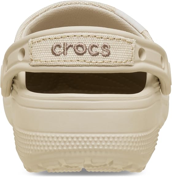 Crocs Unisex-Adult Classic Crafted Canvas Clogs for Men and Women, Floral Frappé, 6 Women/4 Men