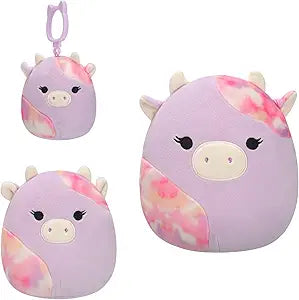 Squishmallows Original Suri Sunset Cow 3-Pack (3.5in, 5in, 8in) – Official Jazwares Plush(New Open Box)