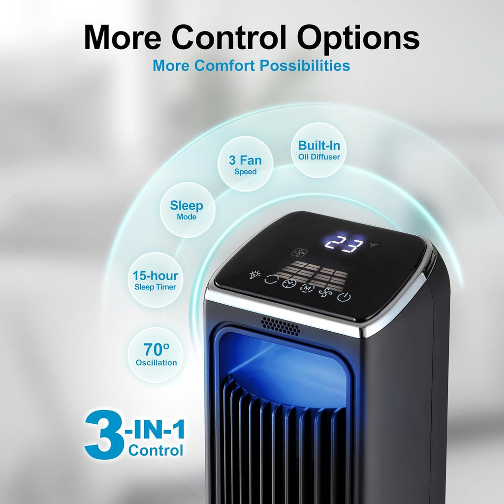 Emerson SmartVoice 29” Bladeless Tower Fan