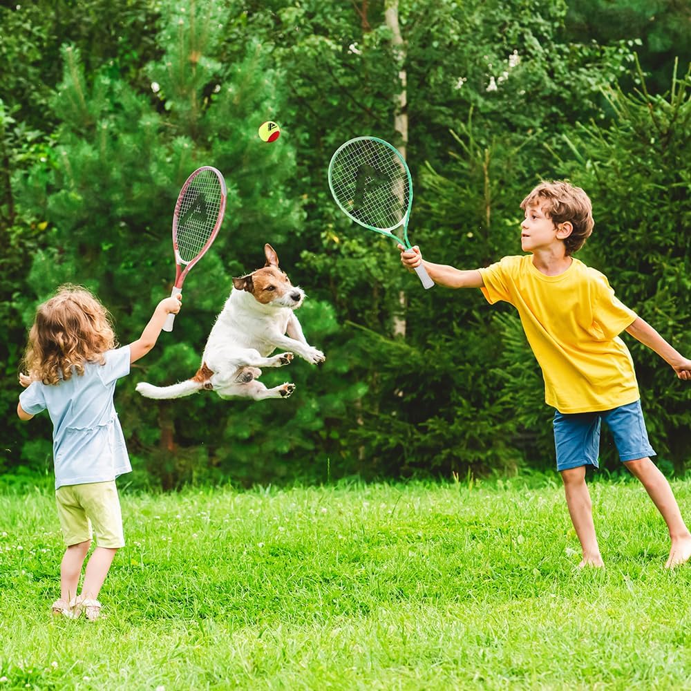 Kids Tennis Racket for Junior Toddlers Starter Kit 17"with 420D Nylon Shoulder Strap Bag