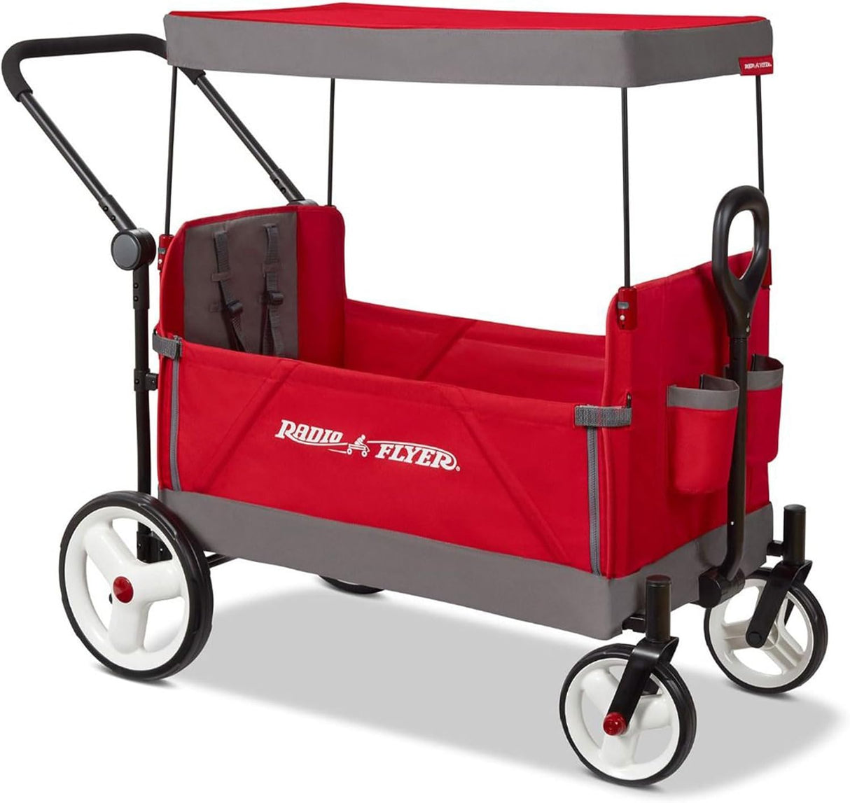 Radio Flyer Convertible Stroller Wagon for Kids - Red (Ages 1+)