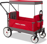 Radio Flyer Convertible Stroller Wagon for Kids - Red (Ages 1+)