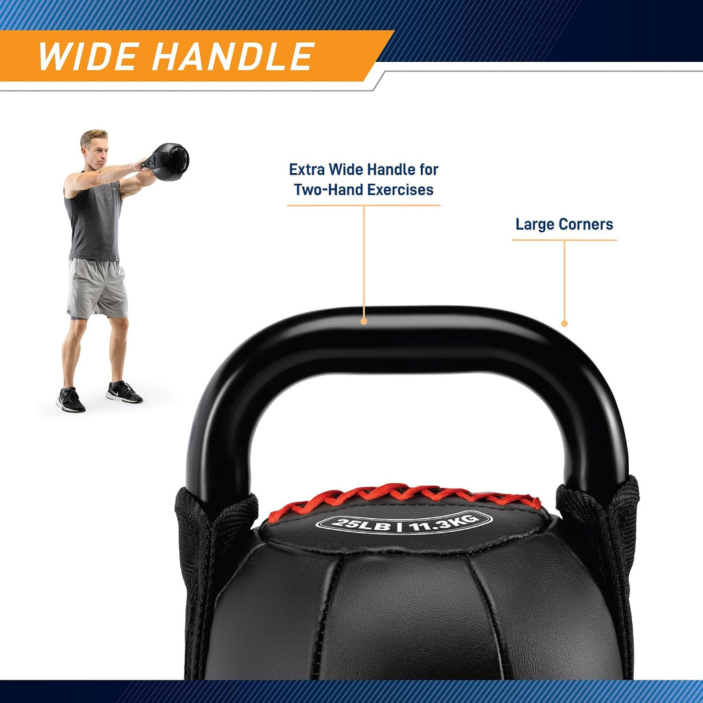 MARCY - 30LB Soft Kettlebell for Weightlifting, Conditioning, Strength and Core Training