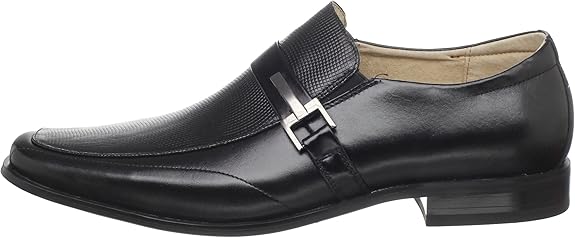 STACY ADAMS Men's Beau Moc Toe Bit Slip-On Loafer Size: 12W