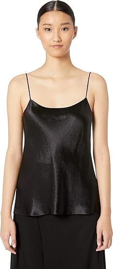 Vince Women's Satin Cami, Black New