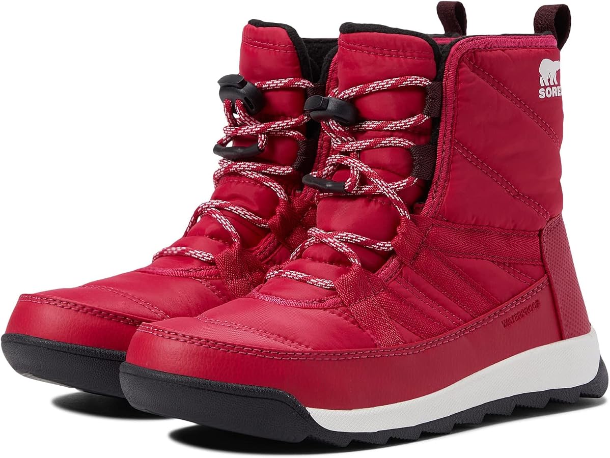 Sorel Whitney II Short Lace WP - Fuchsia Rush/Black - 12 Little Kid