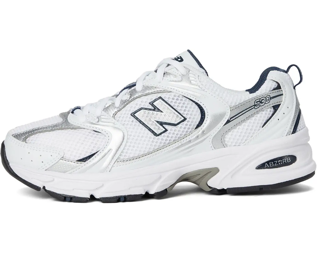 NEW BALANCE Unisex The Classics 530 - White/Natural Indigo - W9.5/M8