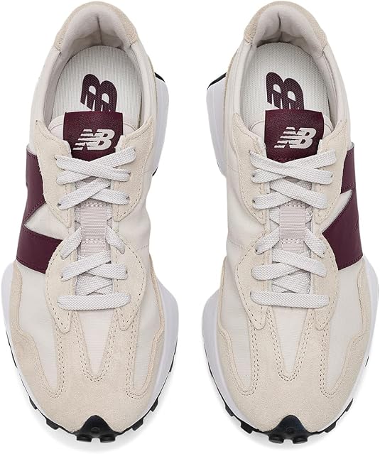 New Balance Women's 327 - Angora/Mulled Wine - US 6.5