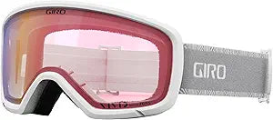 GIRO Millie Ski Goggles - Snowboard Goggles for Women & Youth - Titanium Core Light Strap with Vivid Emerald Lens