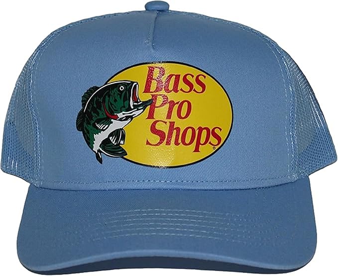 Bass Pro Shops Mesh Trucker Cap - Light Blue