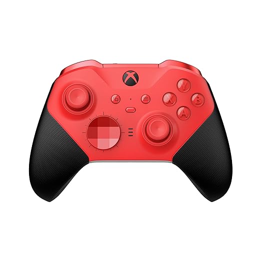 Xbox Elite Series 2 Core Wireless Gaming Controller – Red – Xbox Series X|S, Xbox One, Windows PC, Android, and iOS