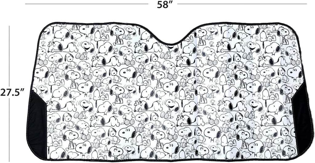 Peanuts Snoopy Windshield Sunshade, 58x27.5 in