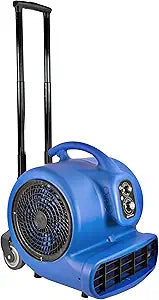 Comfort Zone CZBC101T 1 HP Air Mover Black/Blue