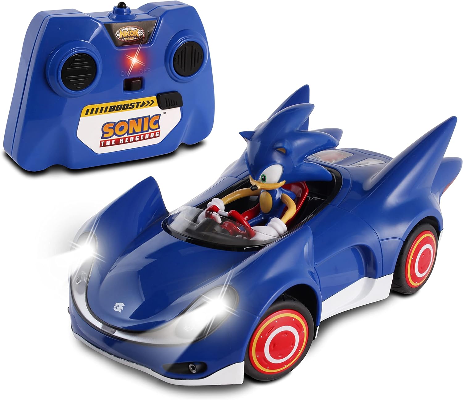 NKOK Sonic & Sega All Stars Racing RC Car - Remote Control, Ages 6+