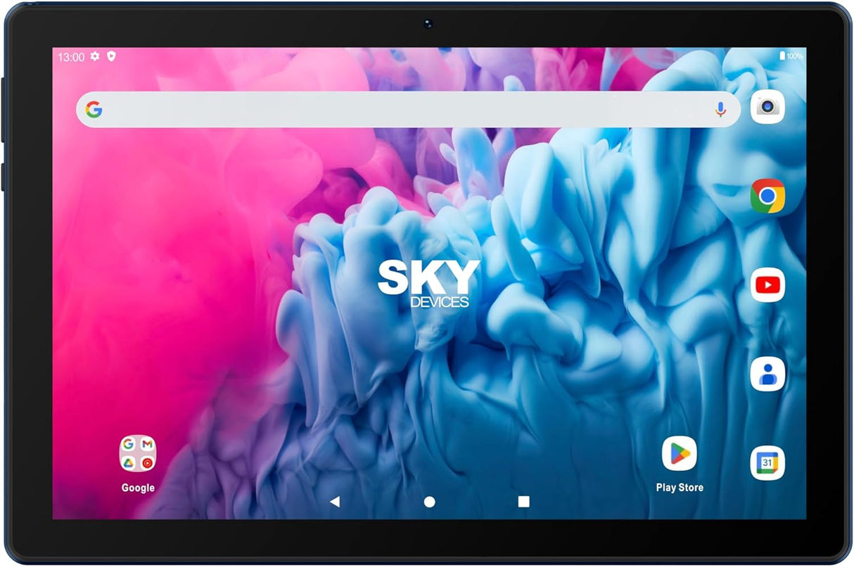 Sky PAD10 MAX 10: Display Tablet, 64GB ROM 3GB RAM, Wi-fi Android 13 Blue