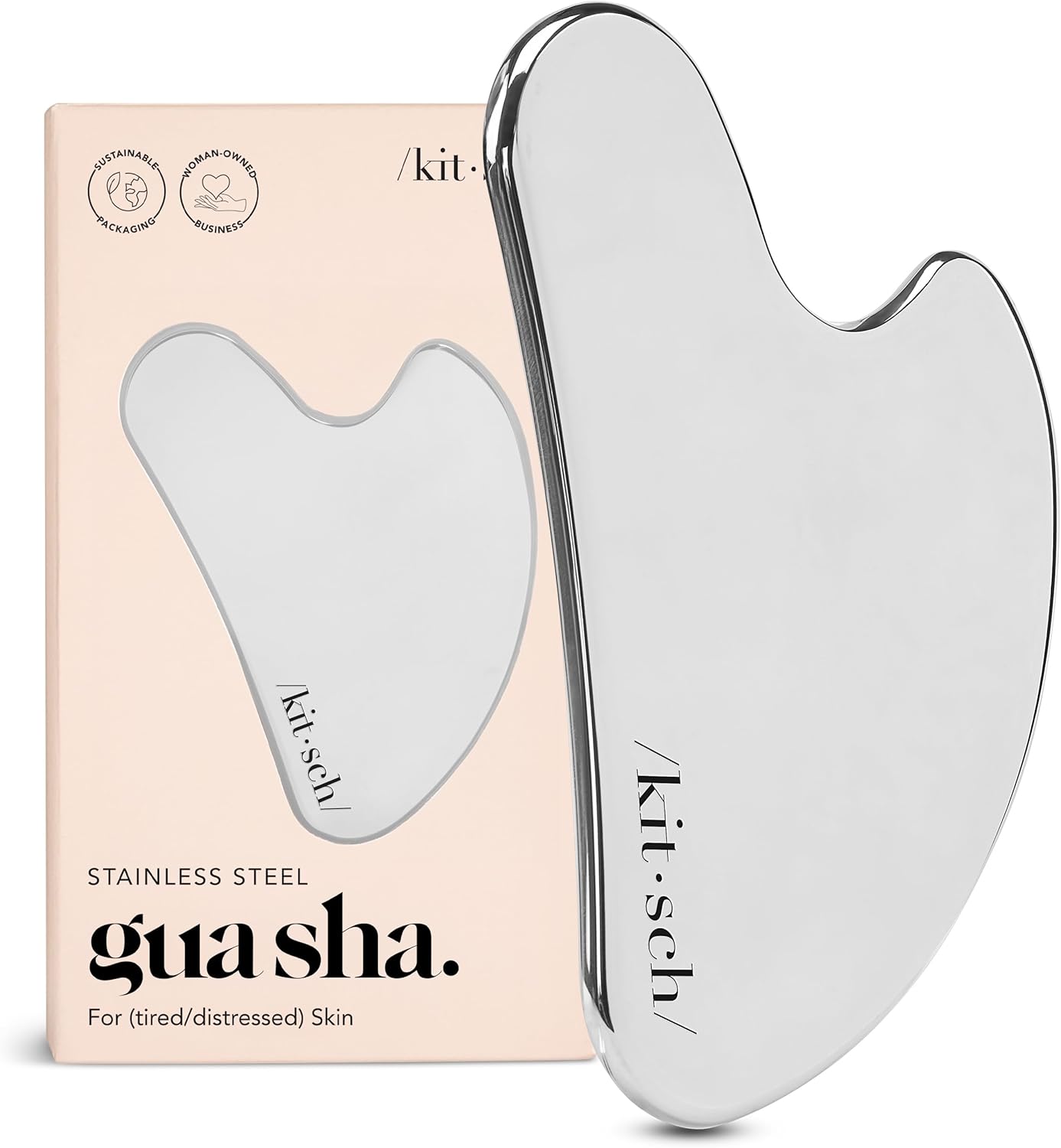 KITSCH | Stainless Steel Gua Sha Facial Tool