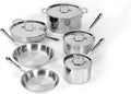 All-Clad D3 Stainless Steel 10 Piece Cookware