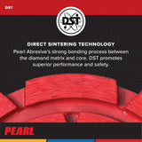 PEARL ABRASIVE CO. Pro-V 4" Double Row - Concrete/Masonry