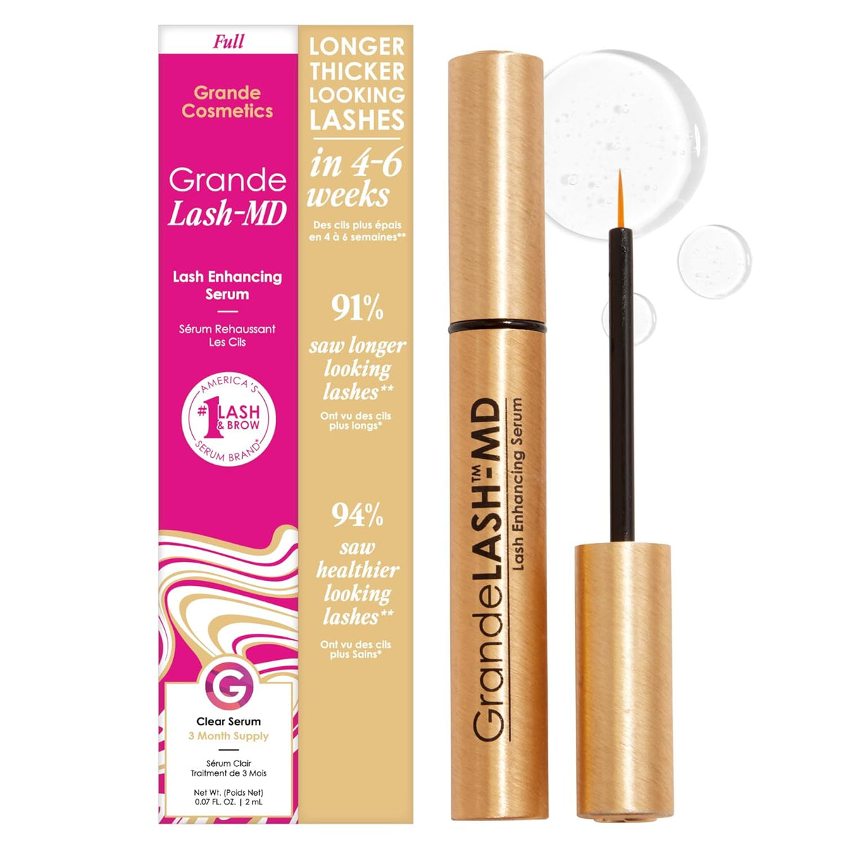 Grande Cosmetics Grande LASH-MD - Lash Enhancing Serum - 2 mL