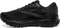 Brooks Men’s Ghost 16 Neutral Running Shoe - Black/Black/Ebony - Size 9.5 M