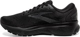 Brooks Men’s Ghost 16 Neutral Running Shoe - Black/Black/Ebony - Size 9.5 M