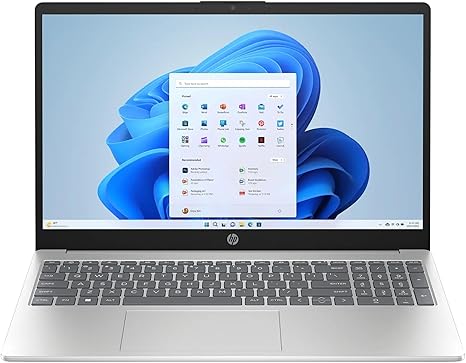 HP 15-fd000 Laptop 2024 New, 15.6" WXGA HD Touchscreen ~ Intel i3-1215U 6-Core ~ UHD Graphics ~ 8GB DDR4~256GB SSD ~ Wi-Fi 6E ~ Win11 Home WWC 32GB USB