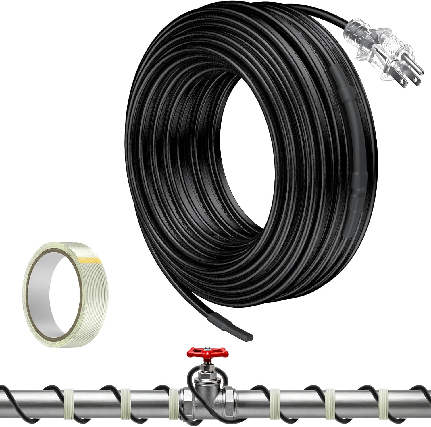 25 ft Heat Tape for Water Pipes