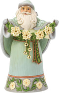Jim Shore-Opal & Moss Santa White