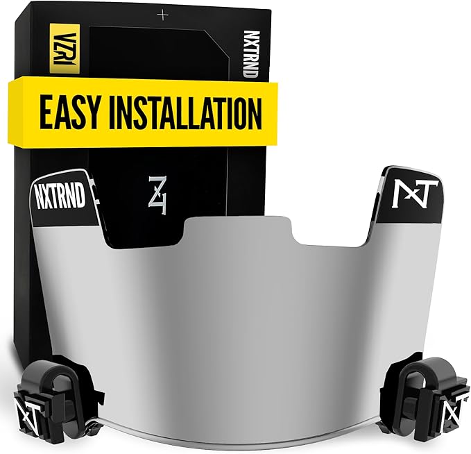 Nxtrnd VZR1 Football Visor, Flat Lens Technology, Fits Adult & Youth Football Helmets