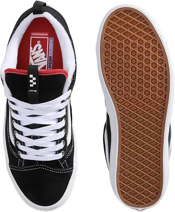 Vans Men's Skate Old Skool 36+ - Black/White (Size : 9.5)