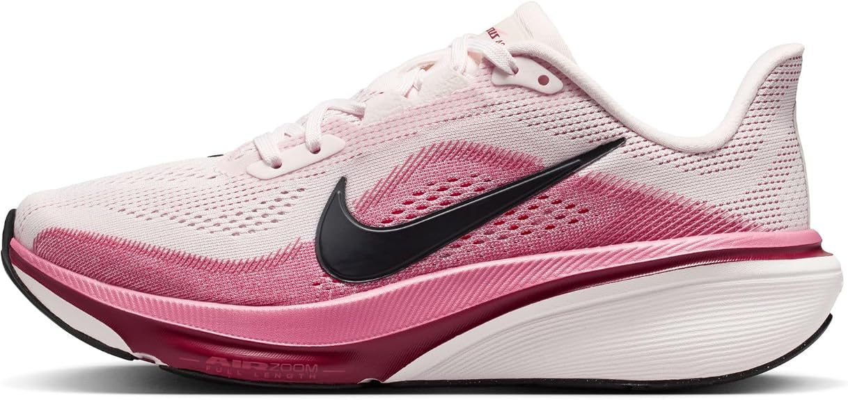 Nike Pegasus 42 Women's Road Running Shoes (Size : 9.5) (Pearl Pink/Peony/Team Crimson/Black)
