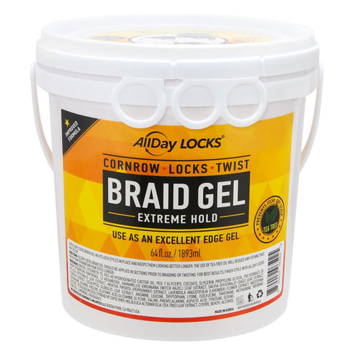 ALLDAY LOCKS Braid Gel | Extreme Hold | 64 fl oz